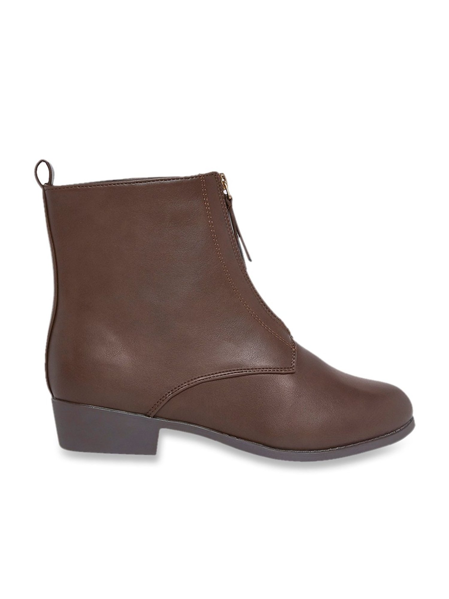 Forever Glam by Pantaloons Women's Brown Casual Booties