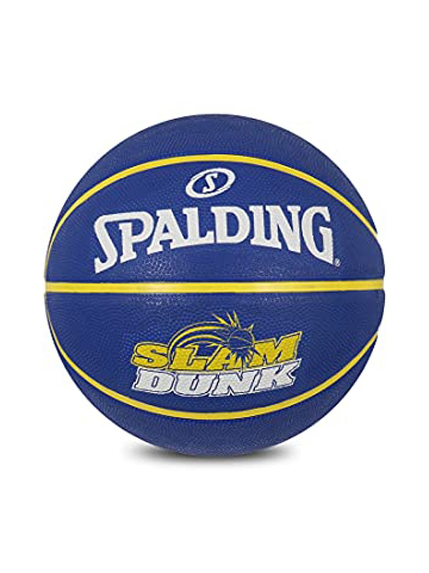 Spalding Slamdunk Rubber Basketball (Blue) Size - 5