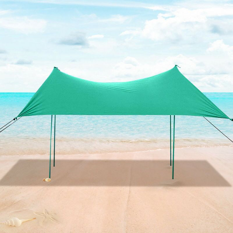 Caravan Canopy Domain 10 x 20 Foot Straight Leg Instant Canopy Tent Set, Black