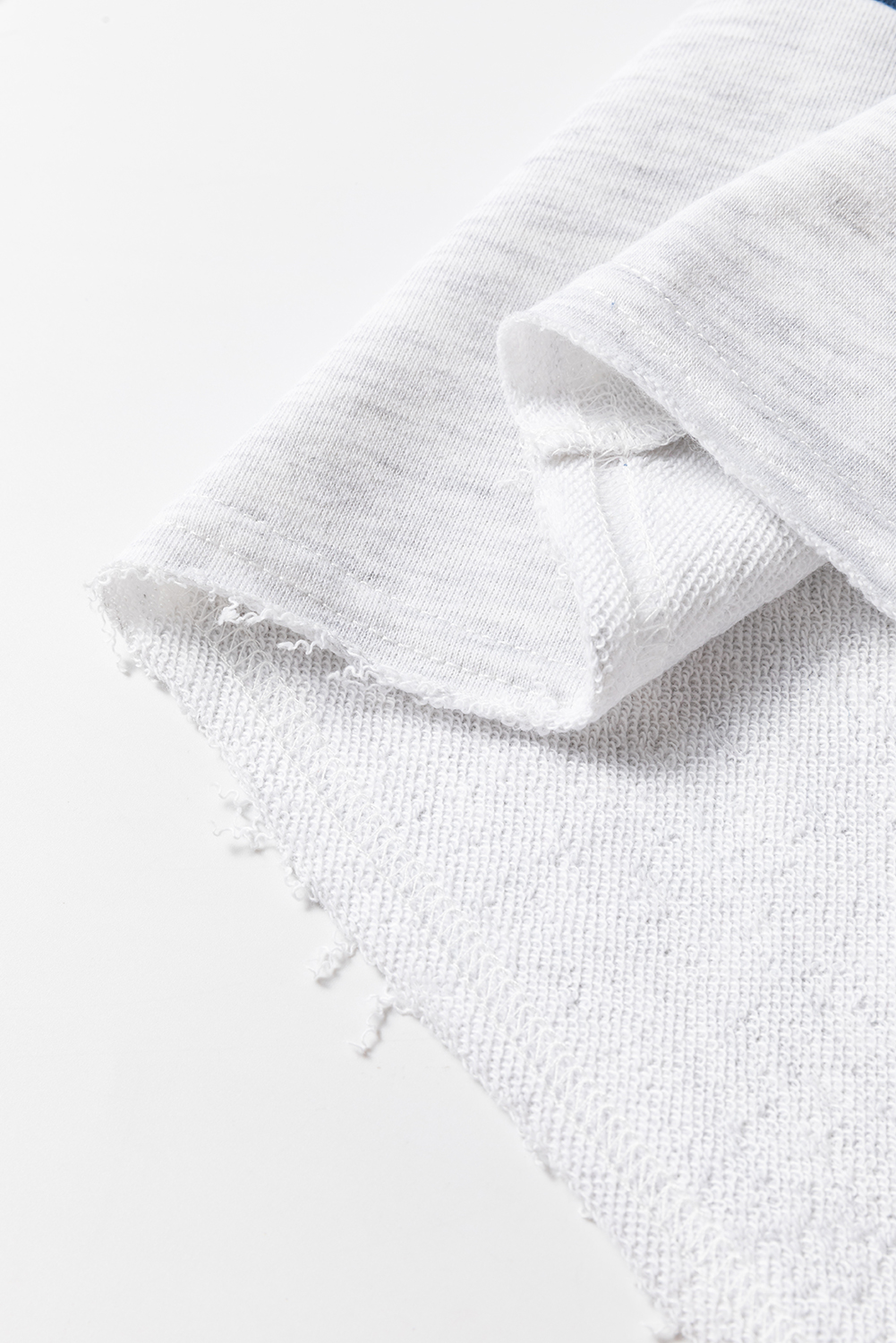 Khaki Plain Drop Shoulder Ribbed Trim Oversized Sweatshirt