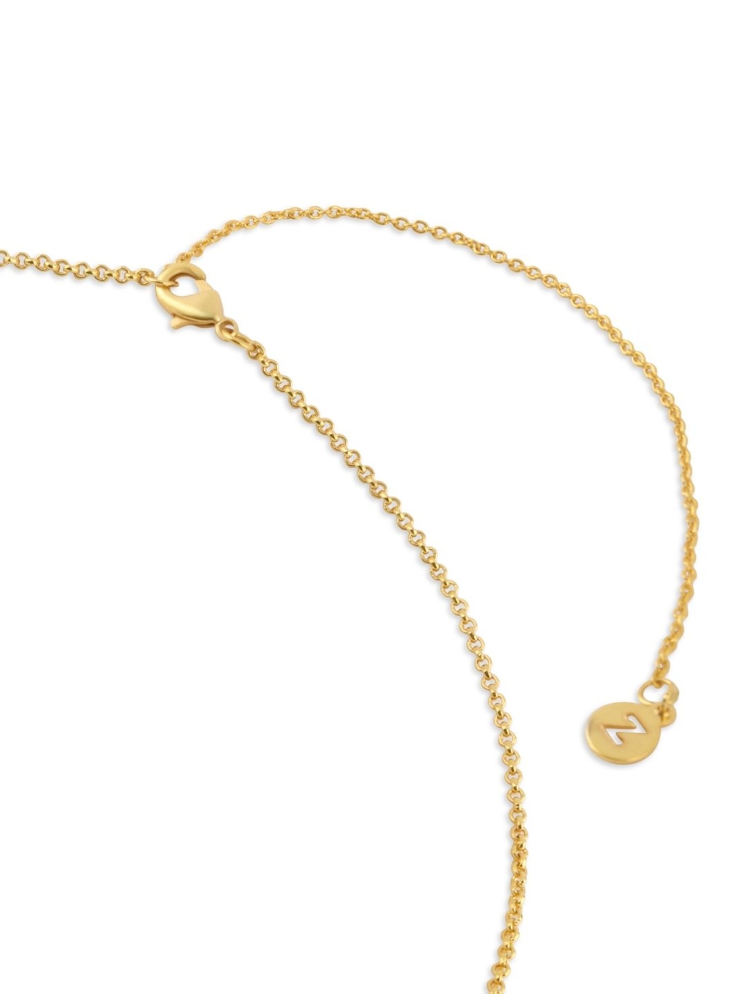 Accessorize London Women's Z Real Gold Plated Sphere Rose Quartz Pendant Necklace