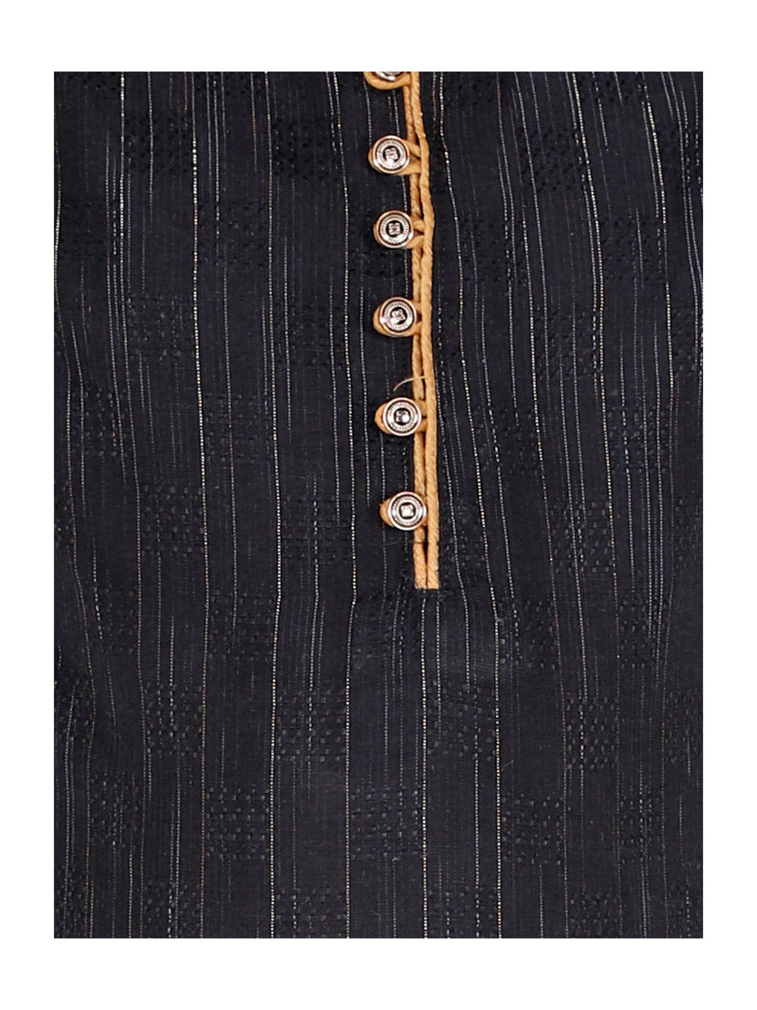 Pro-Ethic Style Developer Kids Dark Blue & White Printed Full Sleeves Kurta with Pyjamas