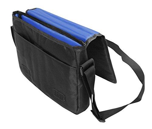 SYLVANIA SDVD7060-COMBO-BLUE 7" Swivel-Screen Portable DVD Player Bundle (Blue)