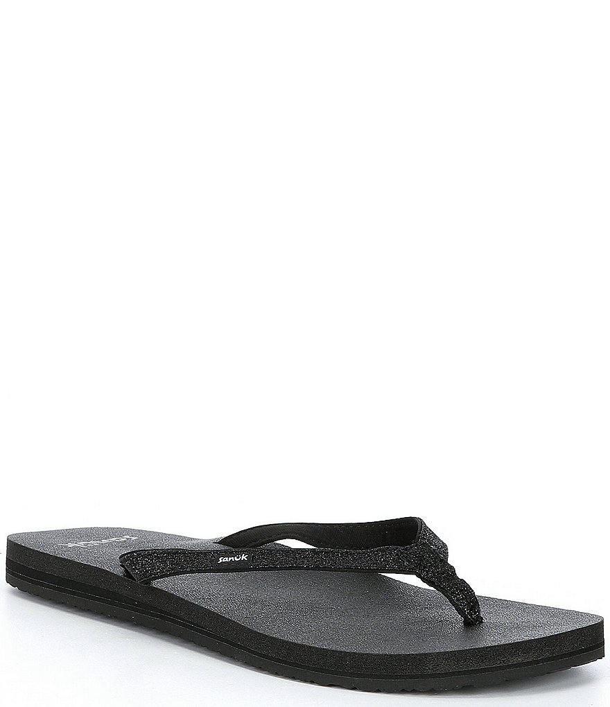 Sanuk Yoga Joy Sparkle Flat Flip Flops