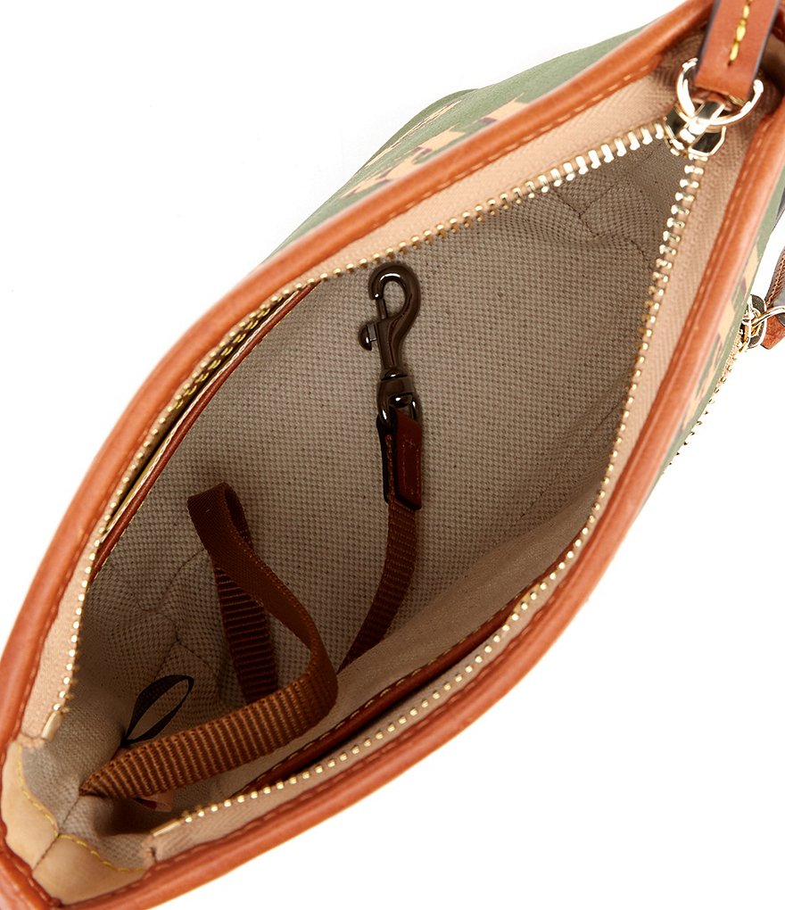 Dooney & Bourke Monogramed Collection Small Zip Hobo Bag