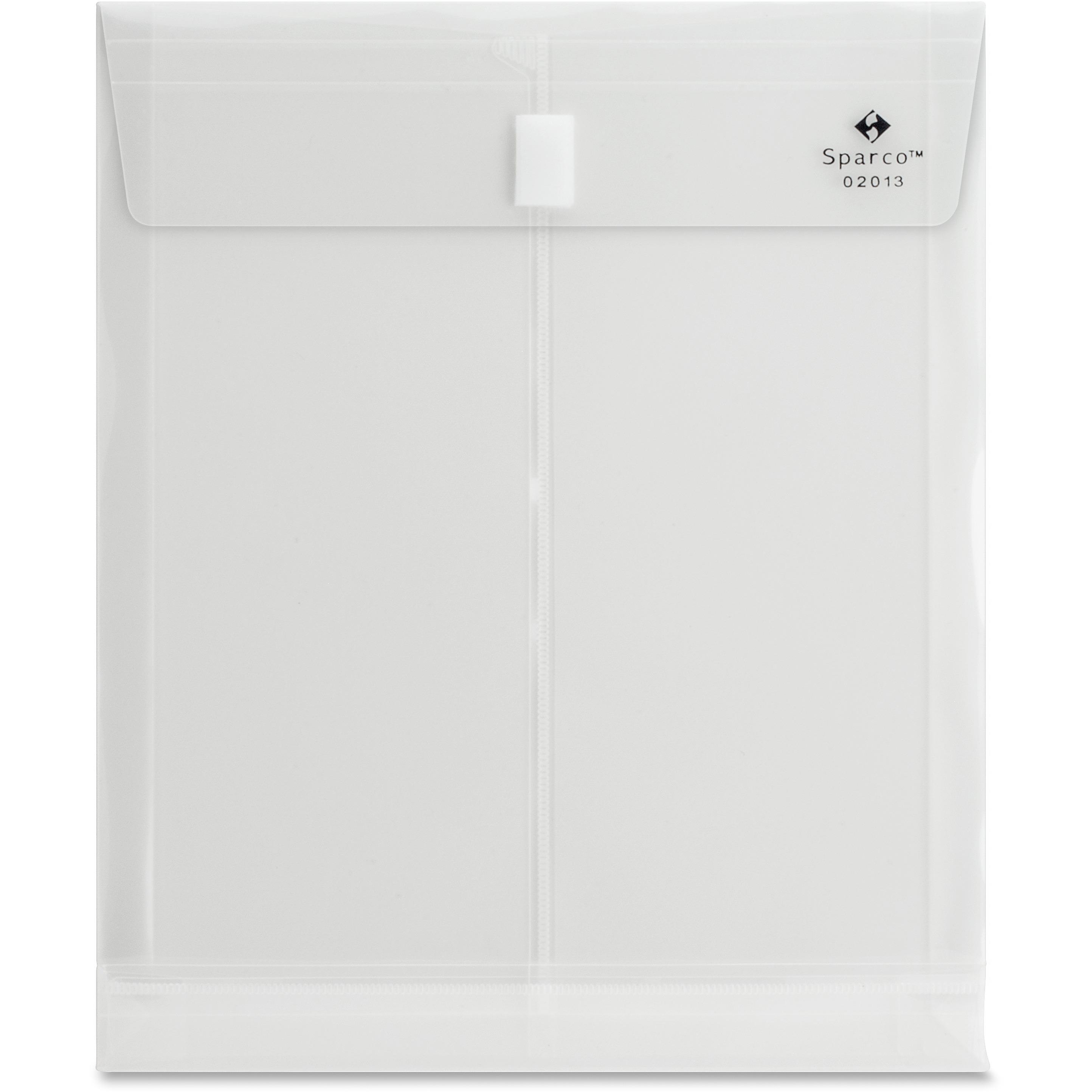 Poly Envelope,Letter,Top Opening,1" Expansion,Clear