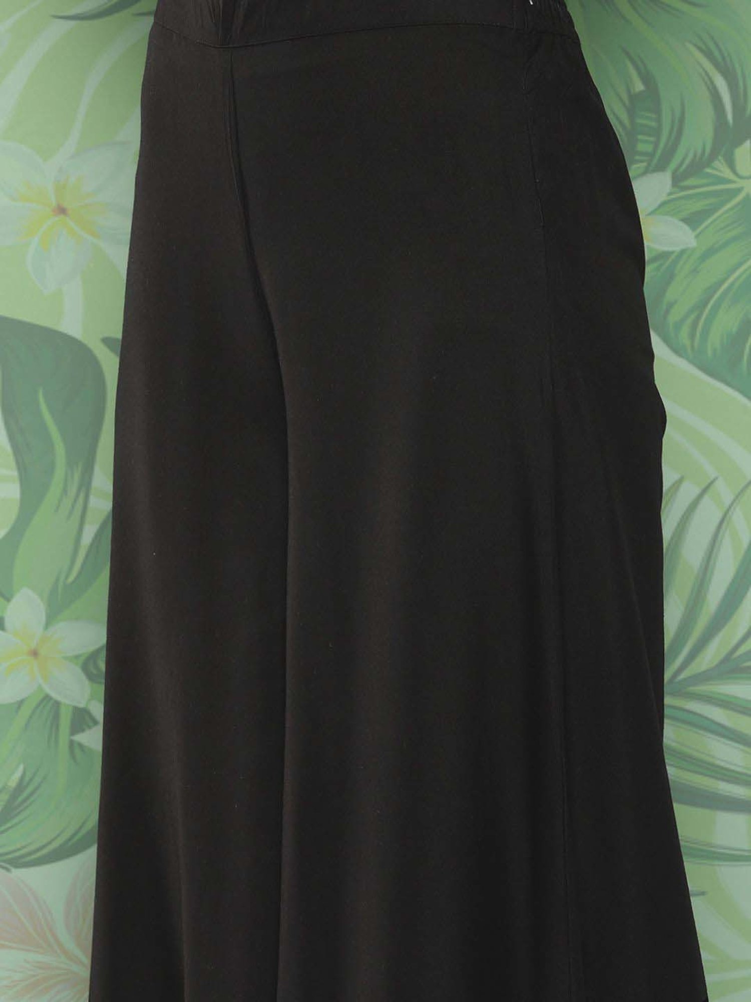 Inweave Black & White Kurta & Palazzo Set with Dupatta