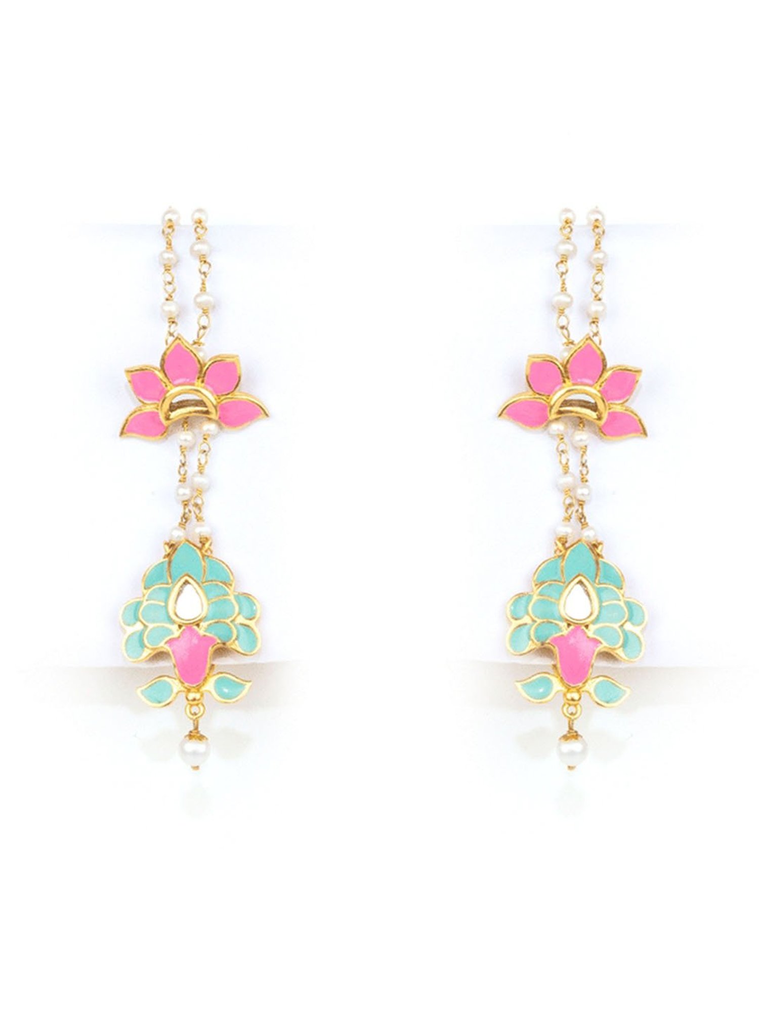 Shaya Navrai Majhi 18k Gold-Plated Brass Earrings