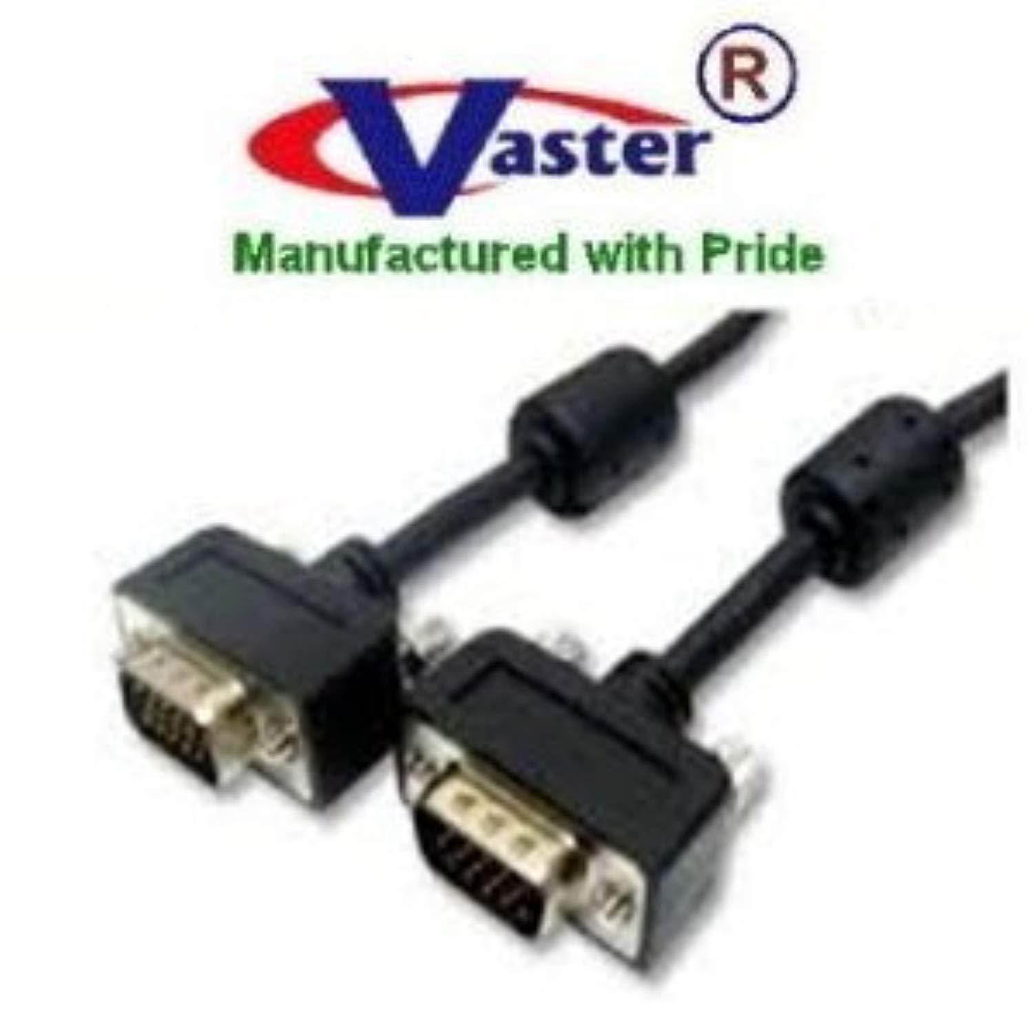 superecable - 20248 - 50 ft - high resolution micro s-vga slim wire & hood monitor video cable, with ferrite cord