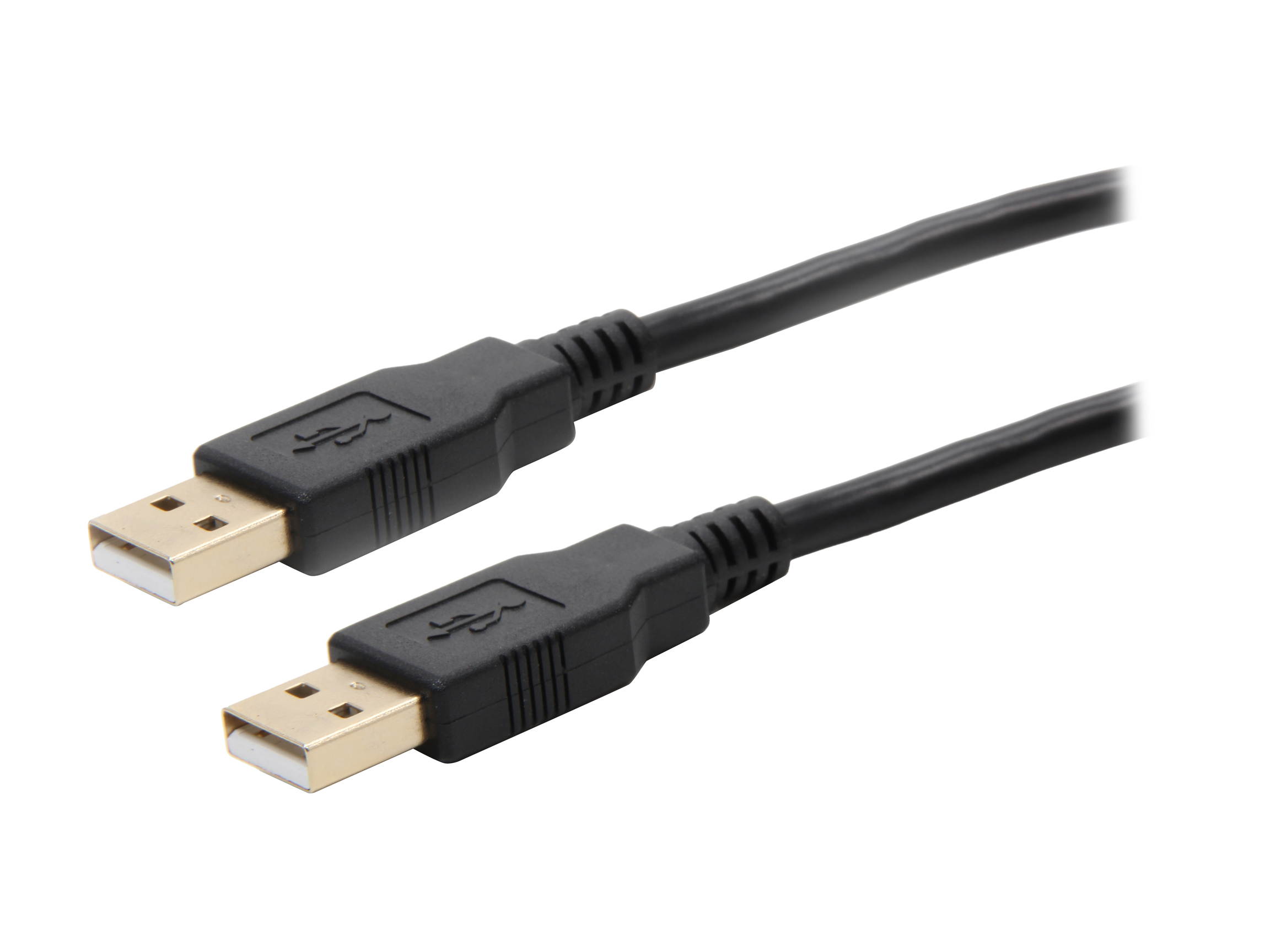 Rosewill RCAB-11011 USB2.0 A Male to A Male Cable, Gold Plated, Black