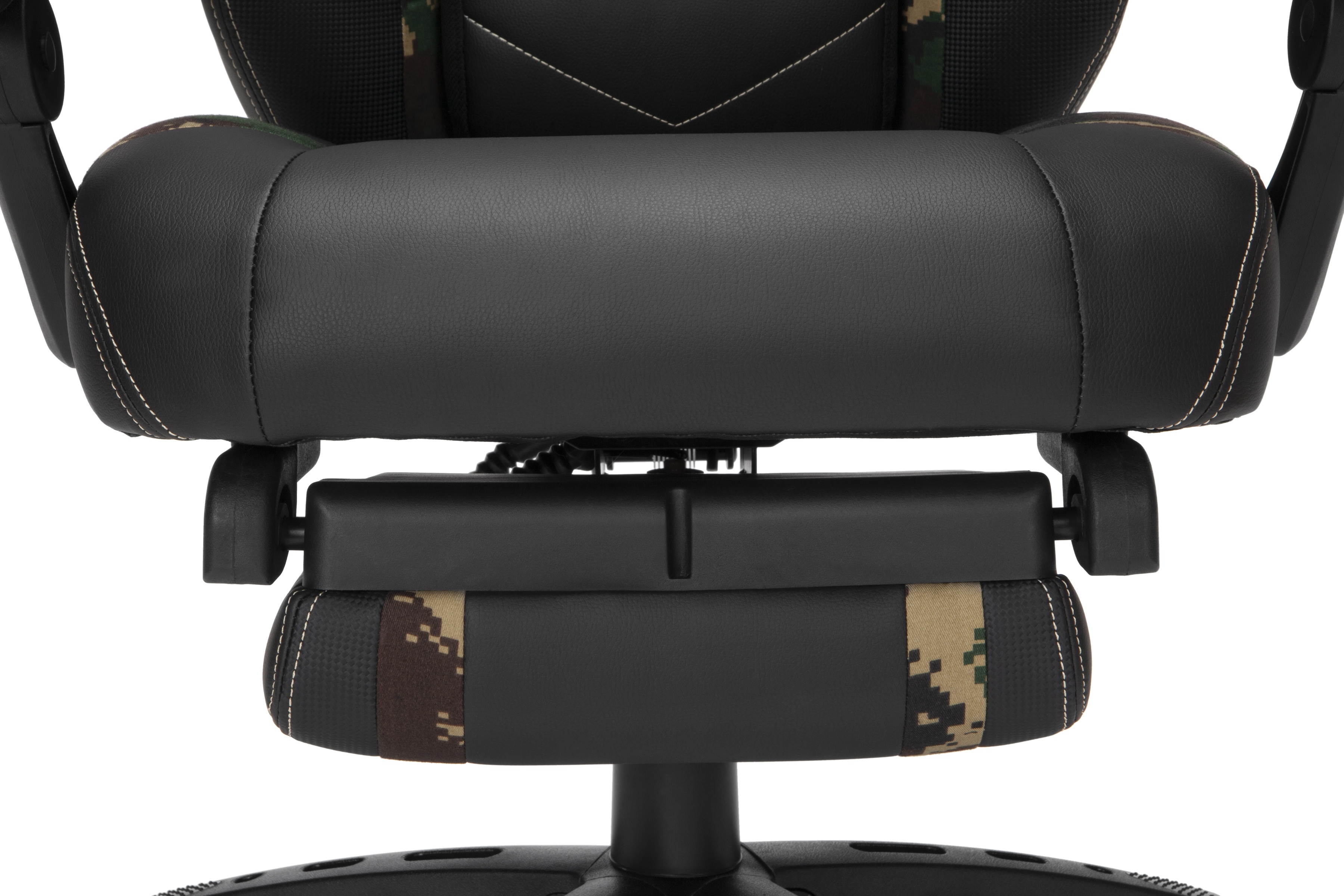 RESPAWN 110 Pro Racing Style Gaming Chair, Reclining Ergonomic Chair with Built-in Footrest, in Forest Camo (RSP-110V2-FST)
