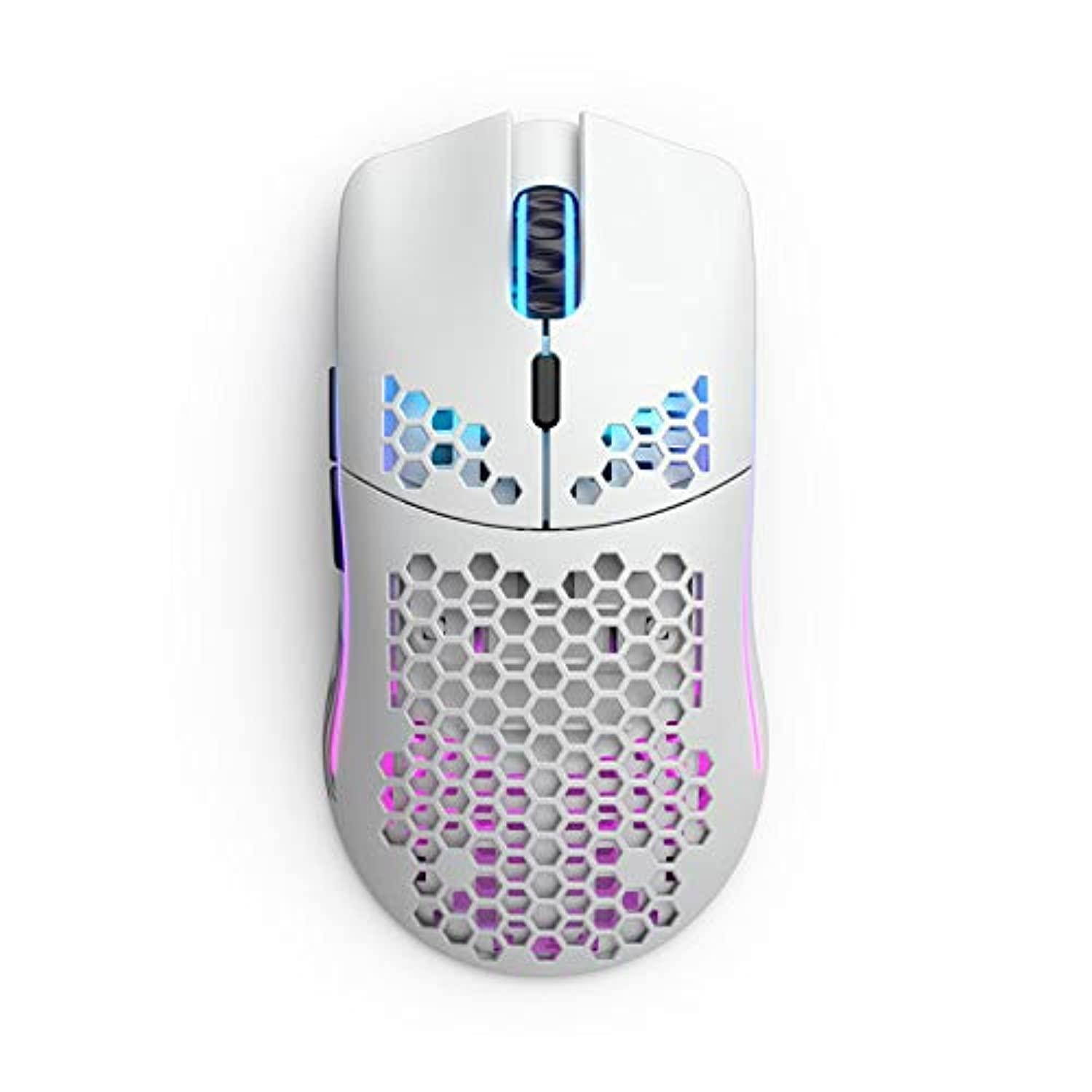 Glorious Gaming Mouse (Model O, Matte White) Wireless Mouse