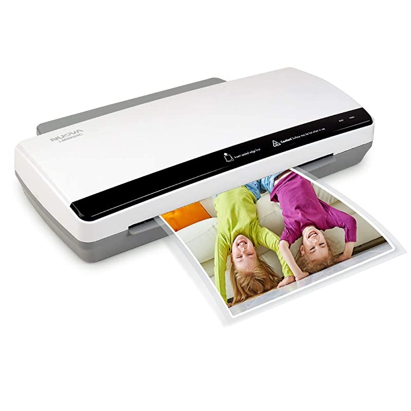 LM992HC Dual Mode Thermal Cold Laminator 9 Max Width Quick WarmUp White