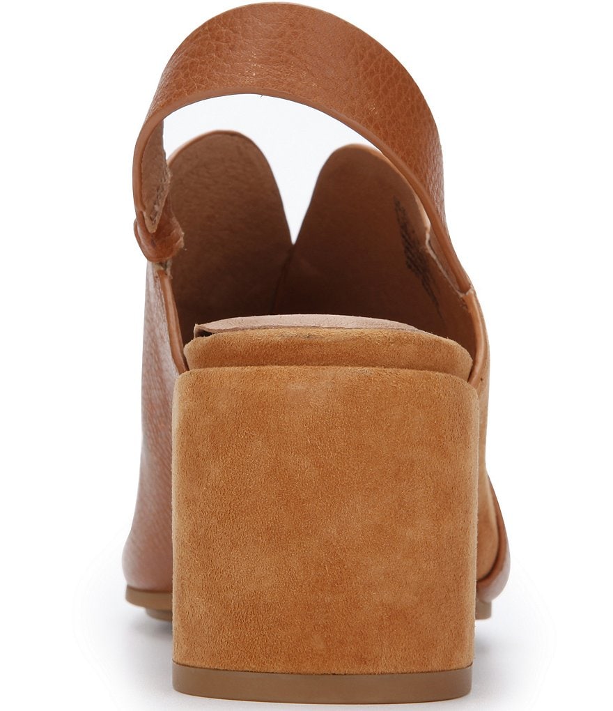 Gentle Souls Charlene Hooded Leather Sling Back Mules