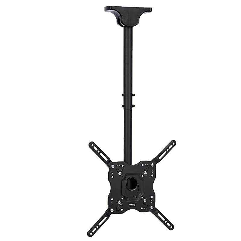 Basics Ceiling TV Mount for 24-65 inch TVs up to 100 lbs, max VISA 400x400