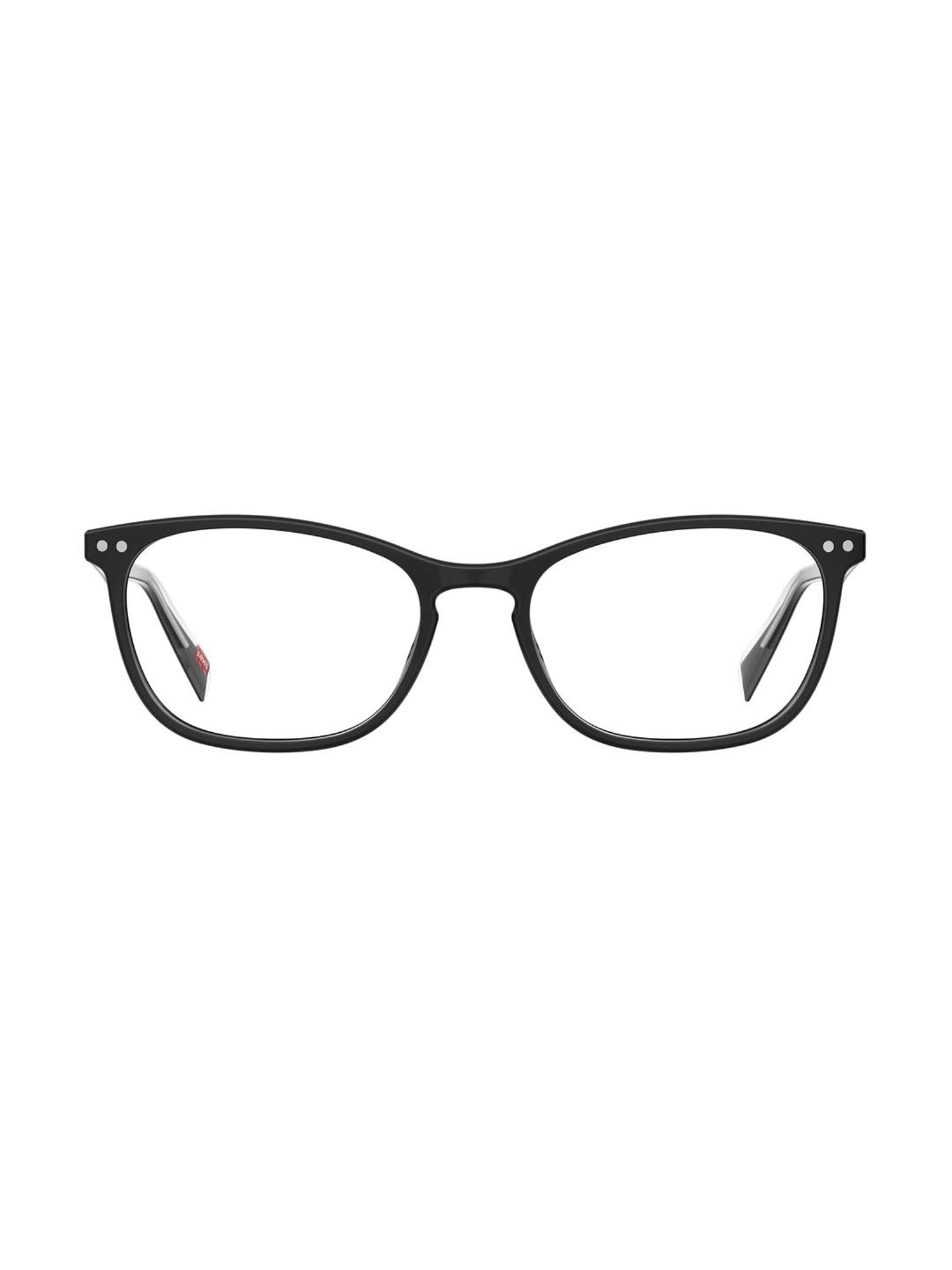Levi's Black Rectangular Eye Frames for Women