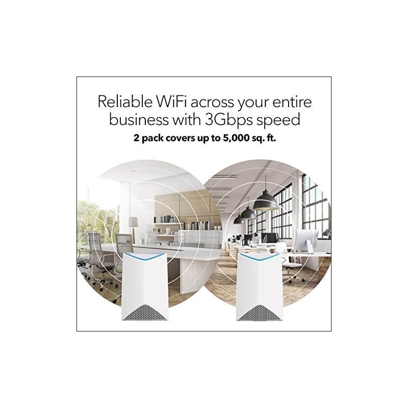 Orbi Pro Tri-Band WiFi System Wall-Mount Satellite for Business with 3Gbps speed (SRS60) | 1 satellite covers up to 2,500 sq. ft. | Requires Orbi Pro Router