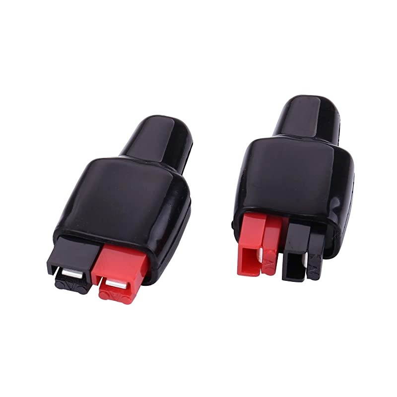Pair 45A Quick Disconnect Power Terminals Connectors Quick Connect Battery Connector Modular Power Connectors Set Compatible with Anderson Powerpole