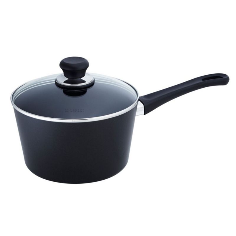 Chantal Induction 21 Ceramic Coated Steel 1 Quart Saucepan with Glass Lid