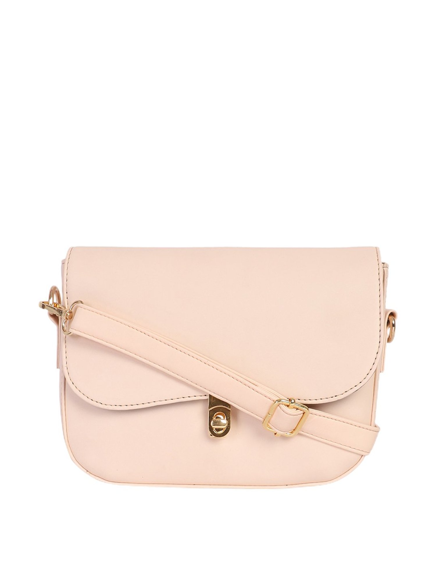 Bagsy Malone Pink Solid Sling Bag