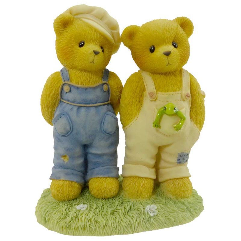 Cherished Teddies Ernest And Bugsy Teddy Bear Frog Slingshot  -  Decorative Figurines