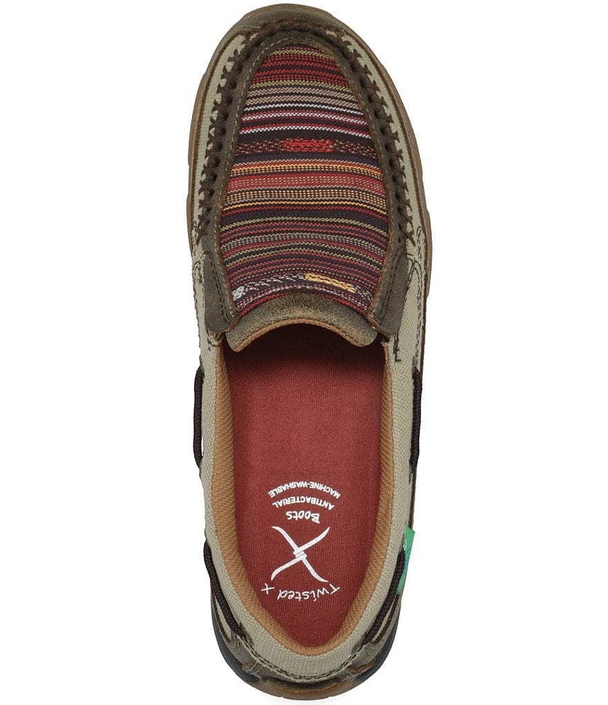 Twisted X Women's ecoTWX&reg; Multi Stripe Slip-On Driving Moccasins
