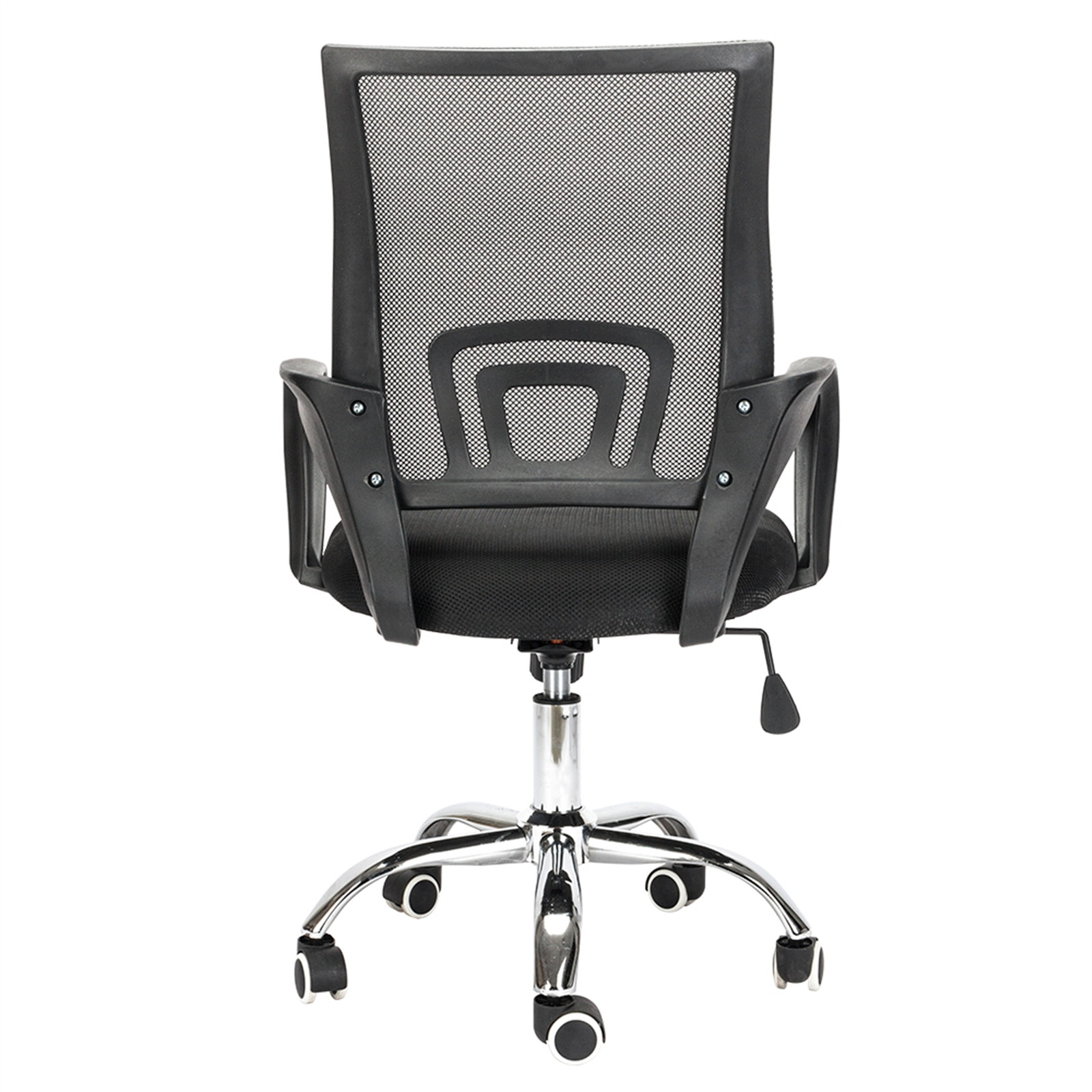 Office Chair Ergonomic Computer Desk Chair Mid Back Swivel Rolling Chair with Height Adjustable Lumbar Support Mesh Executive Chair with Armrests