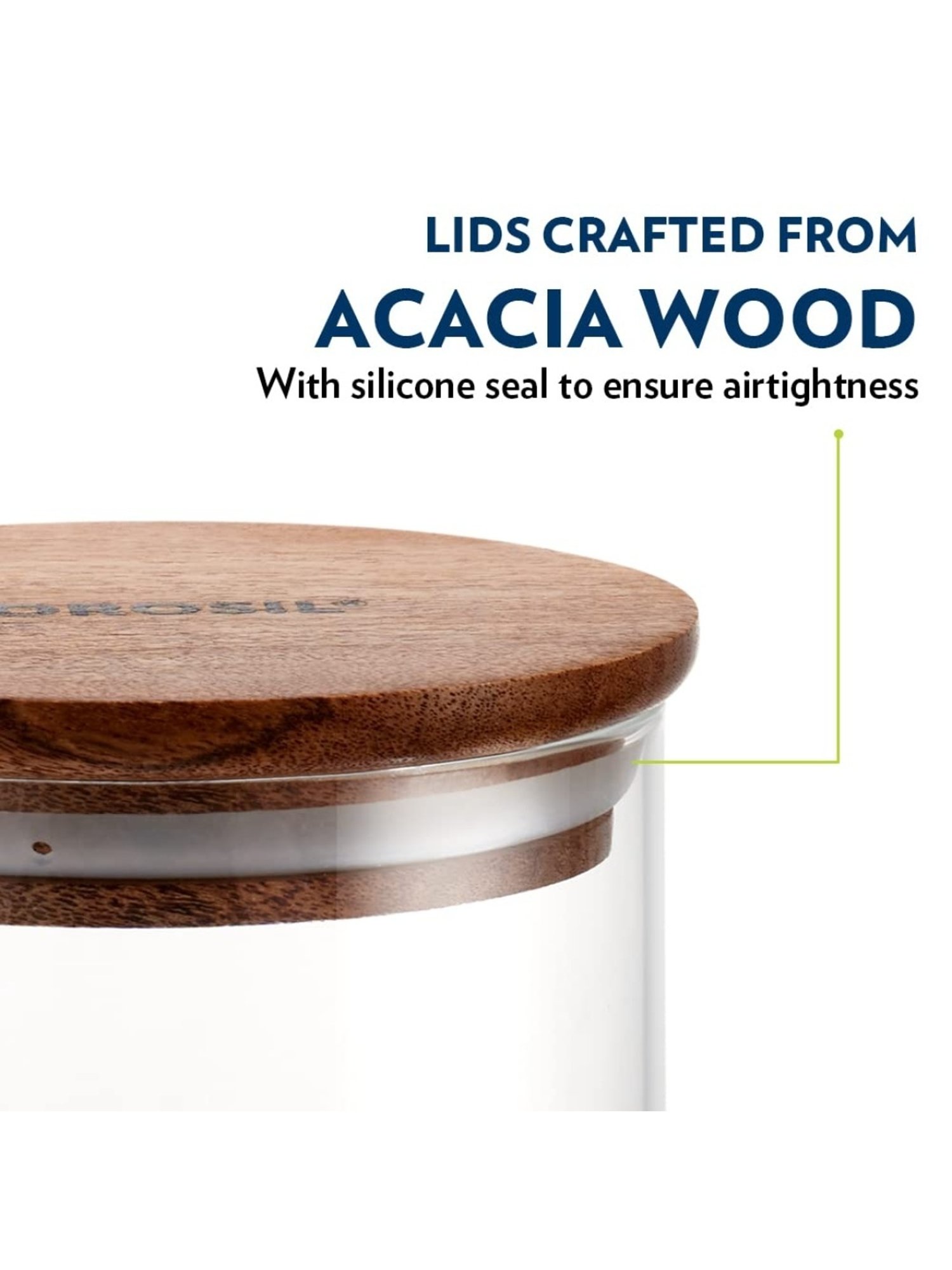 Borosil Transparent Glass Jar & Container (300ml)