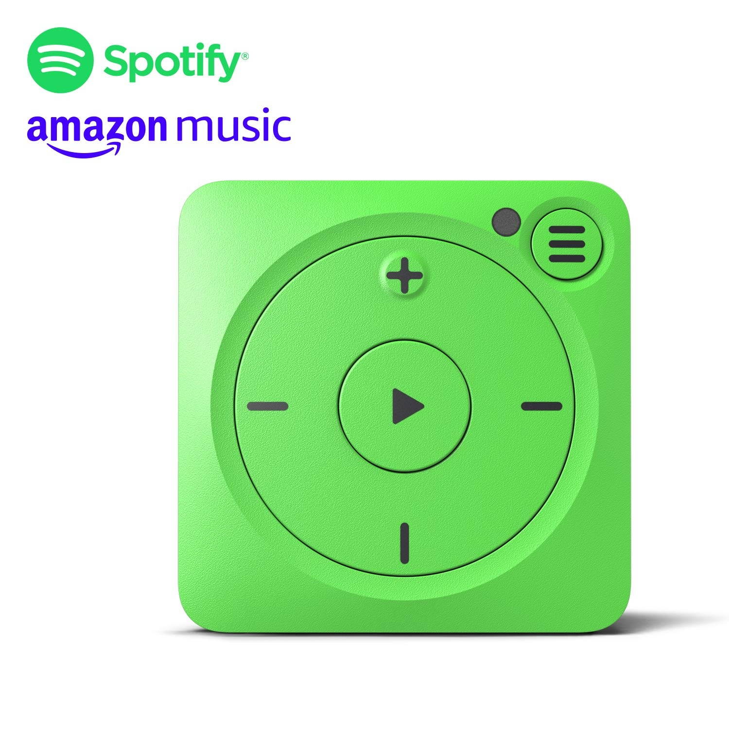 Mighty Vibe Spotify and Amazon Music Player - Bluetooth & Wired Headphones - 1,000+ Song Storage - No Phone Needed - Black