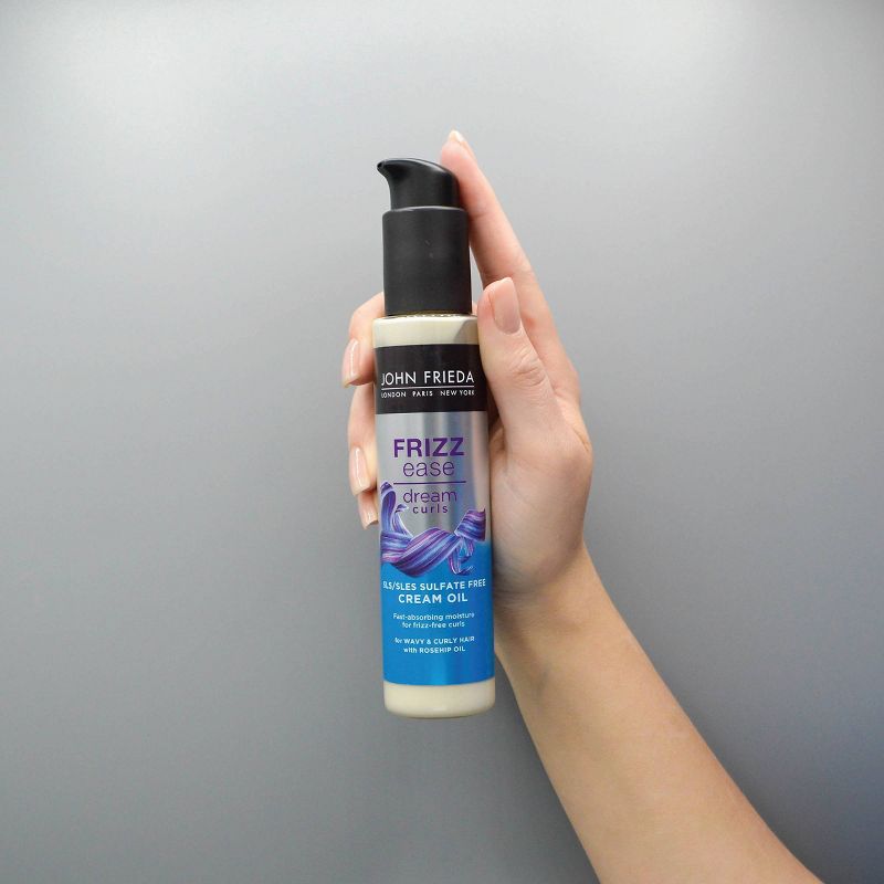 John Frieda Dream Curls Curl Nourishing Cream Oil - 3.5 fl oz