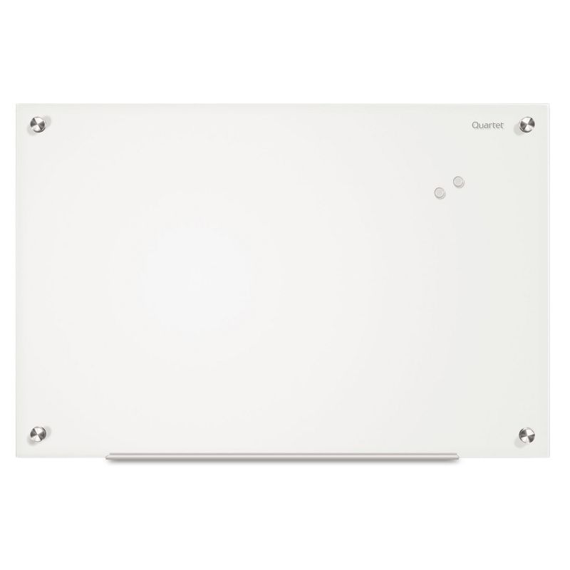 U Brands 36" Square Magnetic Dry Erase Board Silver Aluminum Frame