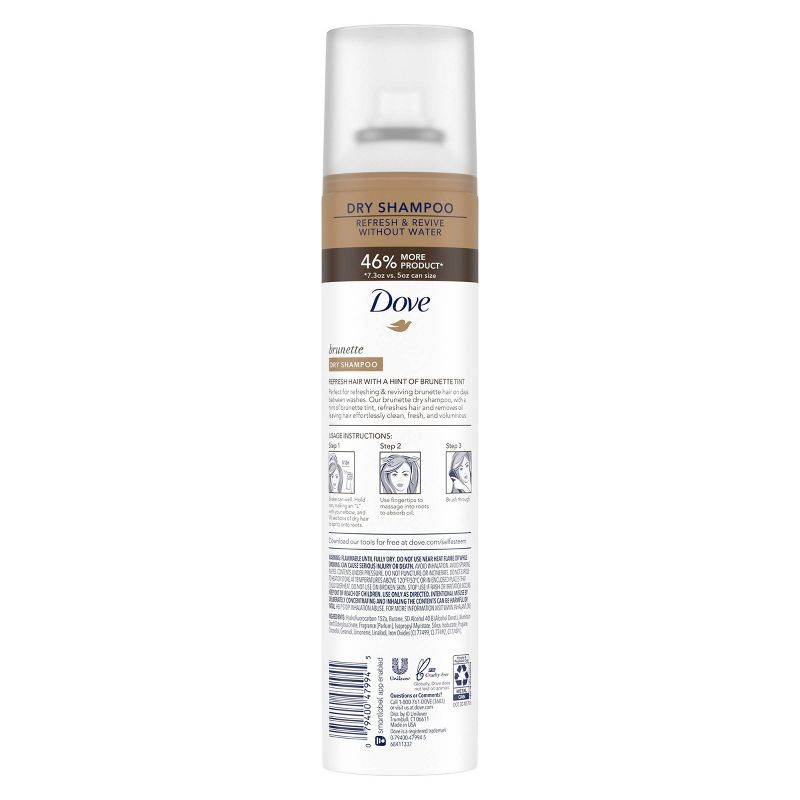 Dove Beauty Brunette Dry Shampoo - 7.3 oz