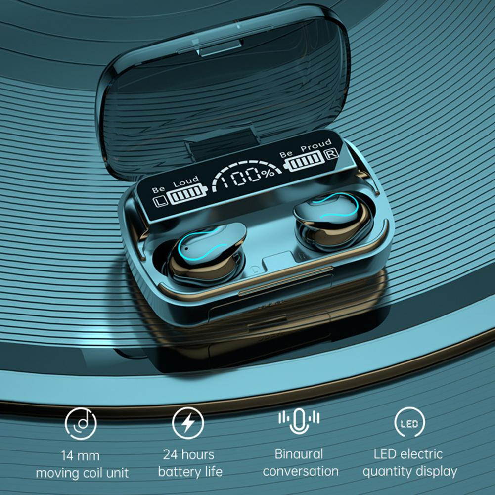 TWS Wireless Bluetooth Earphones Bluetooth 5.1 Smart-touch In-ear Wireless Earbuds with Charger Box Headset HD Headphones