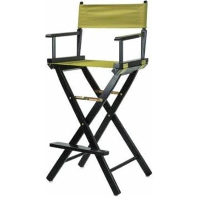 Casual Home 230-02-021-100 30 in. Directors Chair Black Frame with Olive Canvas