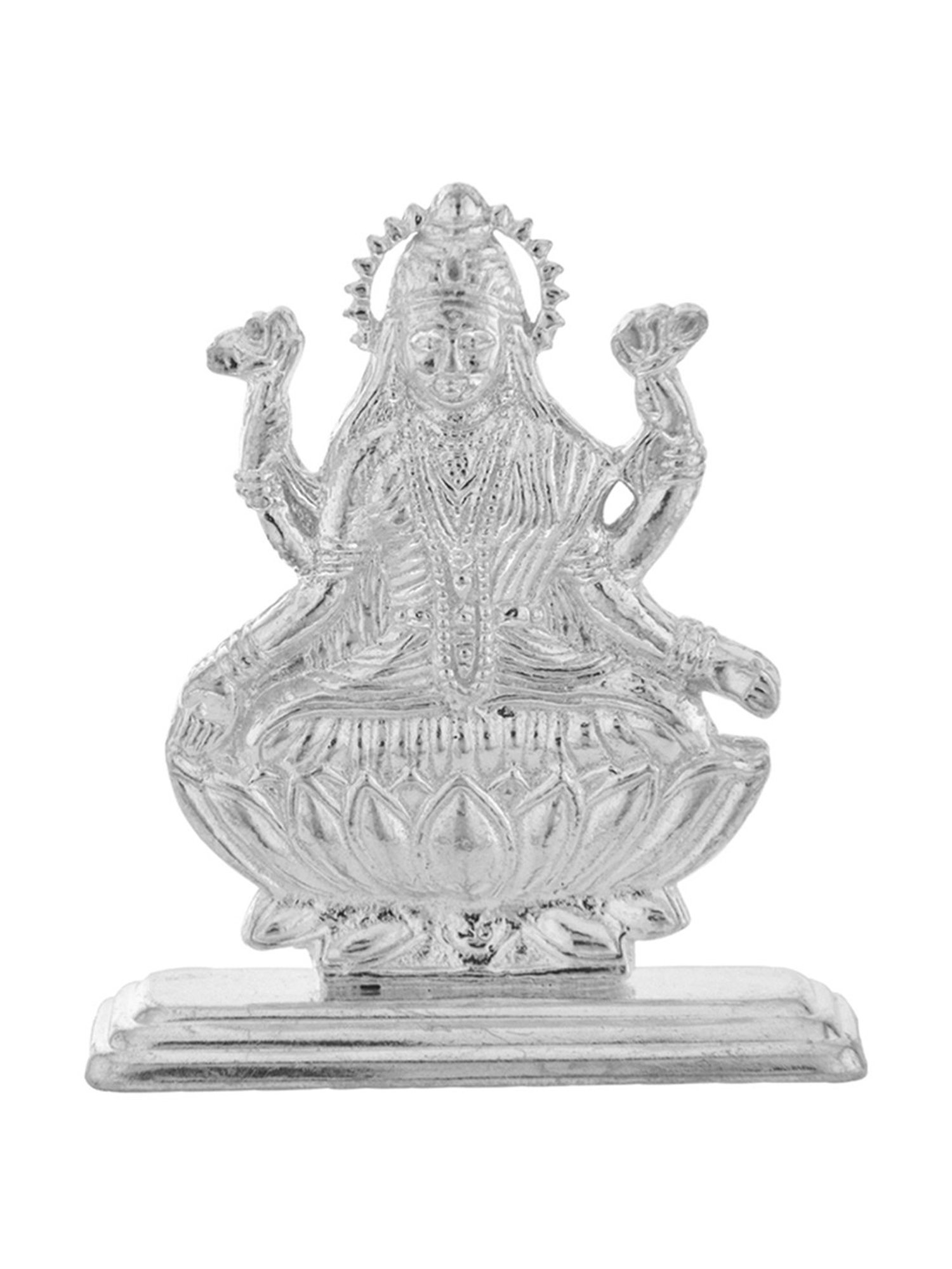 Sri Jagdamba Pearls Laxmi 0.8 Silver Divine Idol
