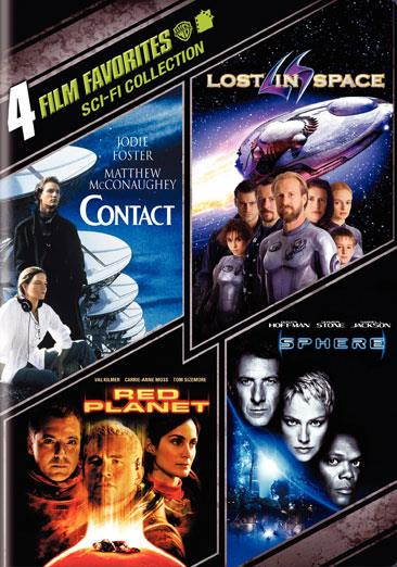 STUDIO DISTRIBUTION SERVI 4 FILM FAVORITES-SCI-FI (DVD/CONTACT/LOST IN/SPHERE/RED PLANET) D190559D