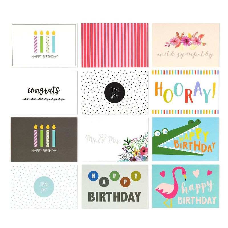 Best Paper Greetings 48 Pack Blank Greeting Cards with Envelopes for All Occasions, Birthday, Sympathy, 4x6 in