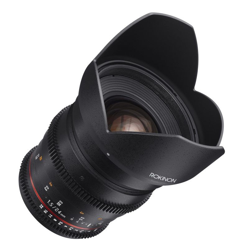 Rokinon 24mm T1.5 Cine Wide Angle Lens for Canon EF Mount #DS24M-C