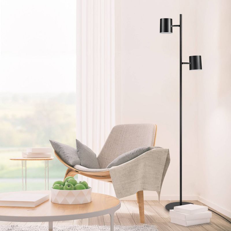 Franklin Iron Works Gentry Oil-Rubbed Bronze Downbridge Arc Floor Lamp