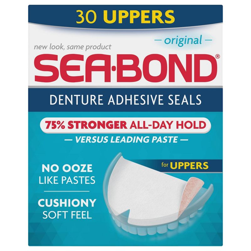 Sea Bond Original Denture Fixative - 30ct