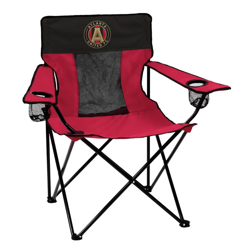 Atlanta United FC Logo Brands Elite Quad Chair