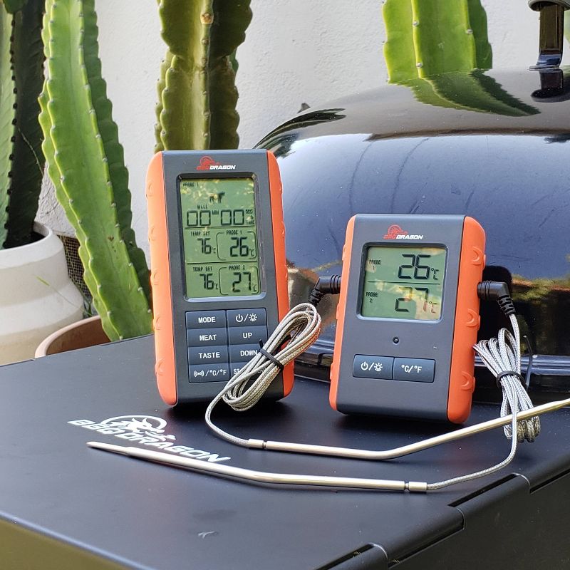 BBQ Dragon 2 Probe Wireless Meat Thermometer