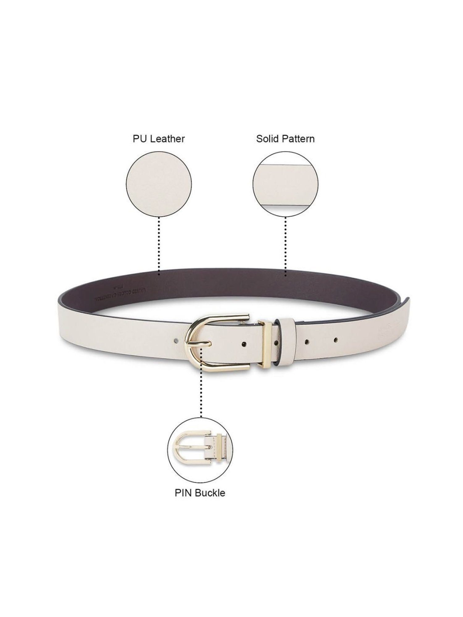 Forever Glam by Pantaloons Navy Narrow Belt for Women