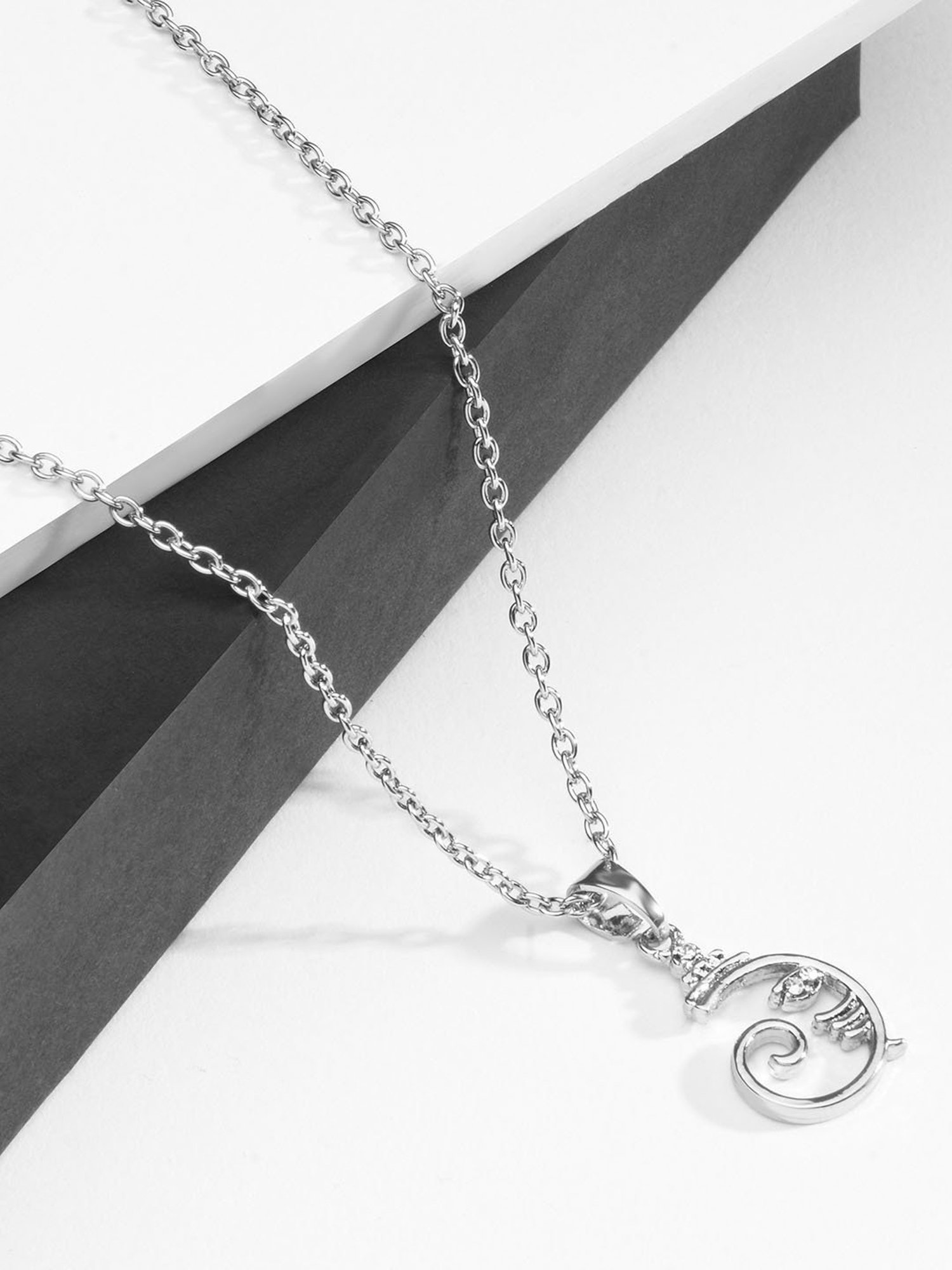 The Bro Code Silver-Plated Ganesh Pendant Necklace for Men