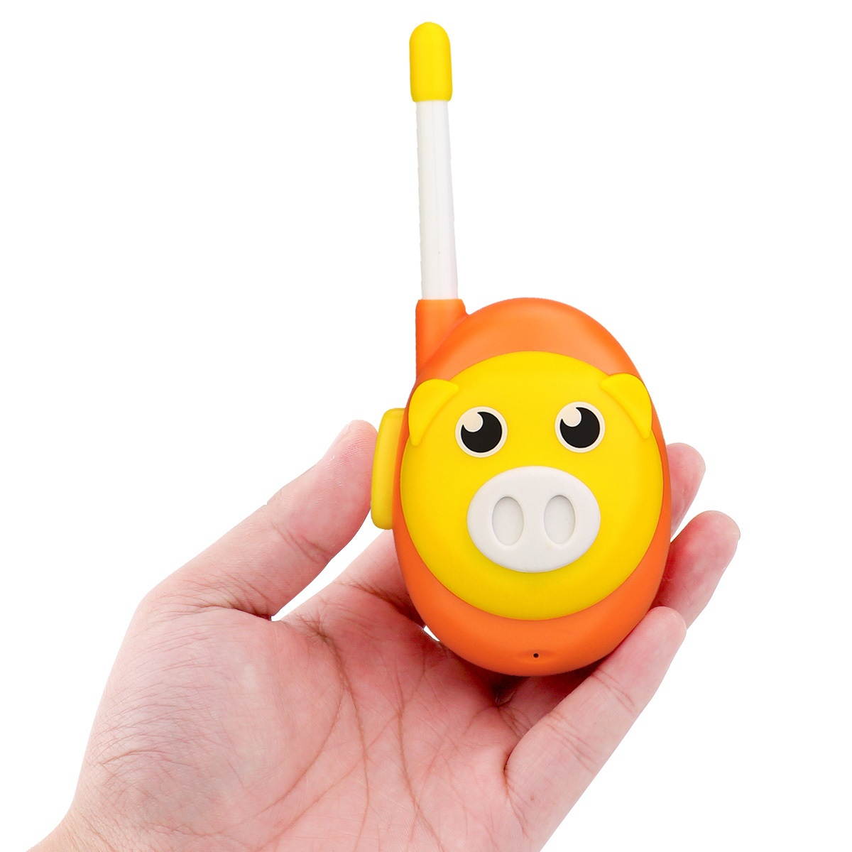 Retevis 2PCS RB16 Toy Walkie Talkie 1 Channel Two Color PMR PMR446 Cartoon Style Two-Way Radio Festival Gift US Frequency 1CH