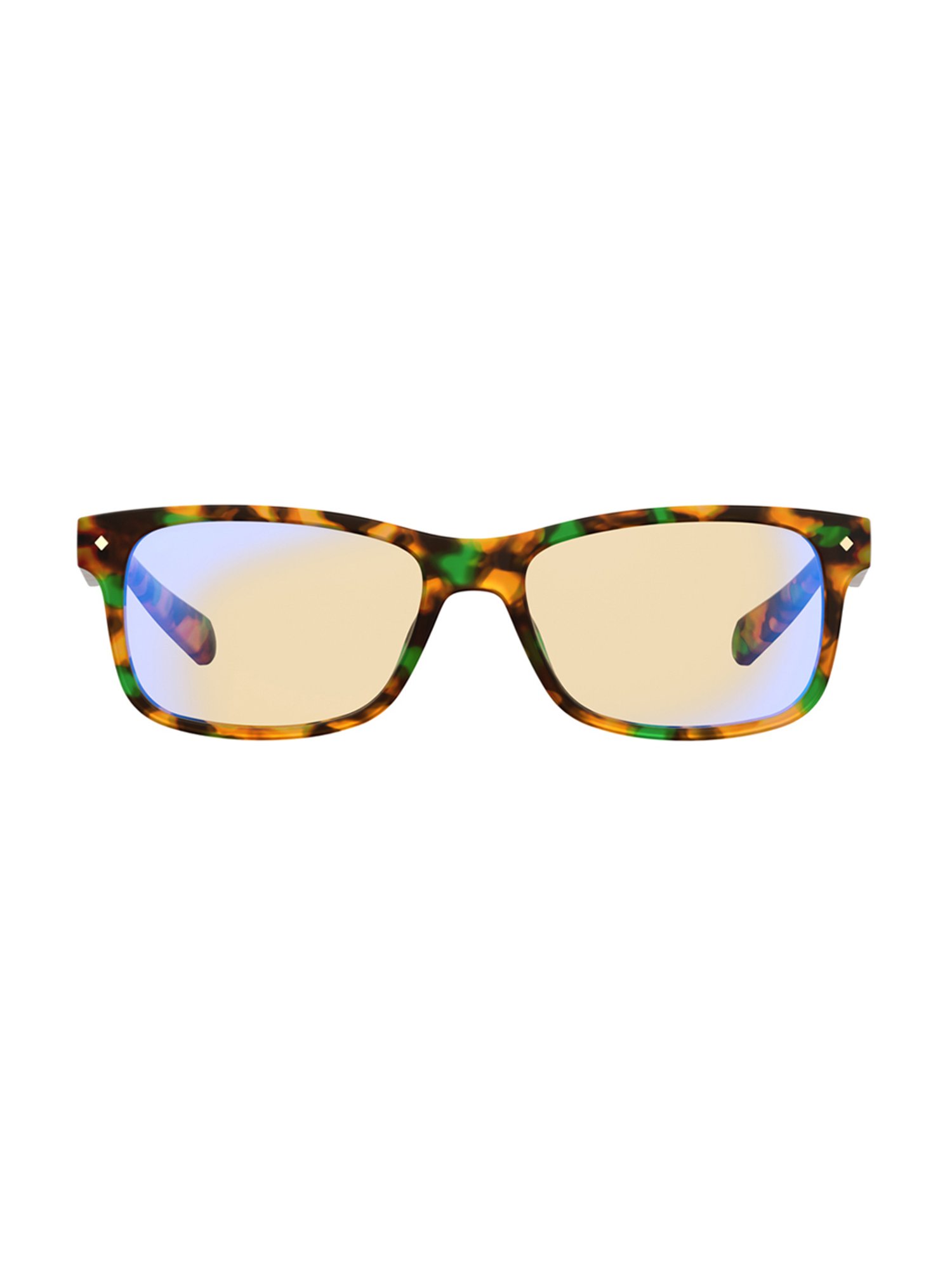 Polaroid Havana Rectangular Unisex Reading Glasses Power: +2.00