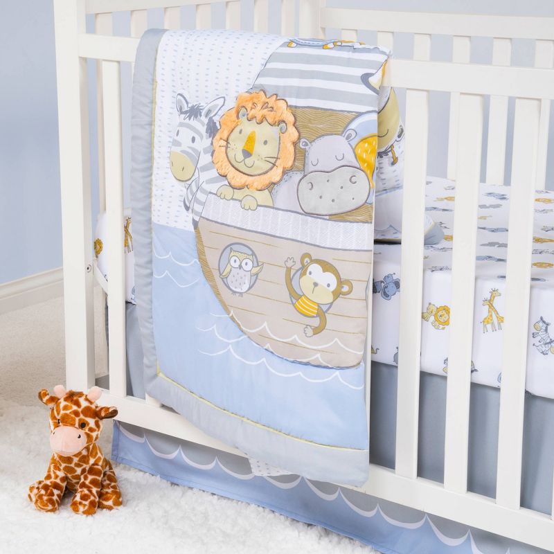 Sammy & LouCrib Bedding Set - Noah's Ark 4pc