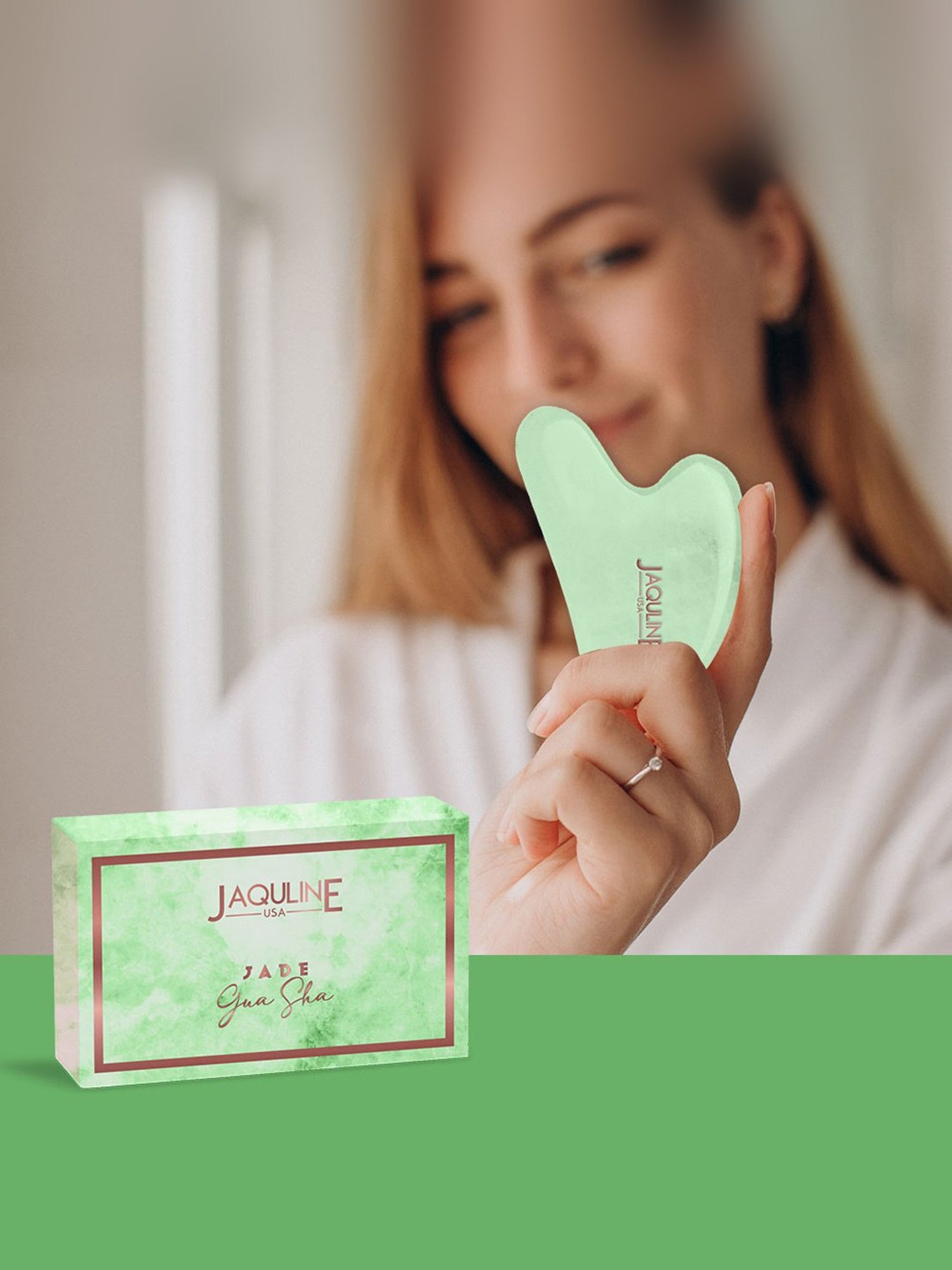 Jaquline USA Northern Jade Gua Sha Stone