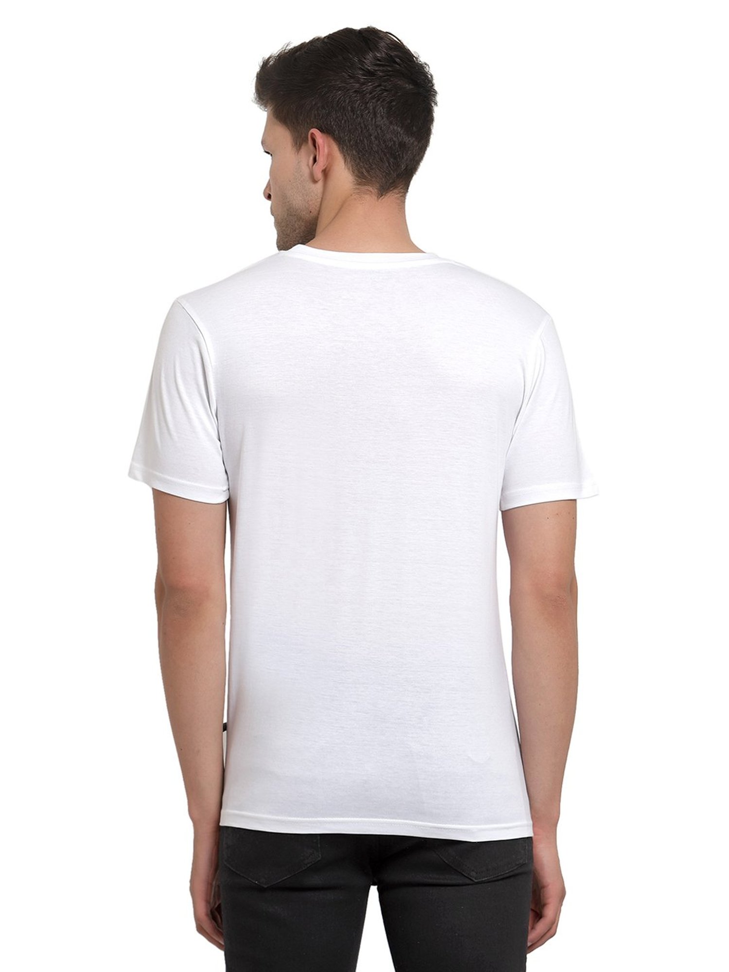 Proteens White Round Neck T-Shirt