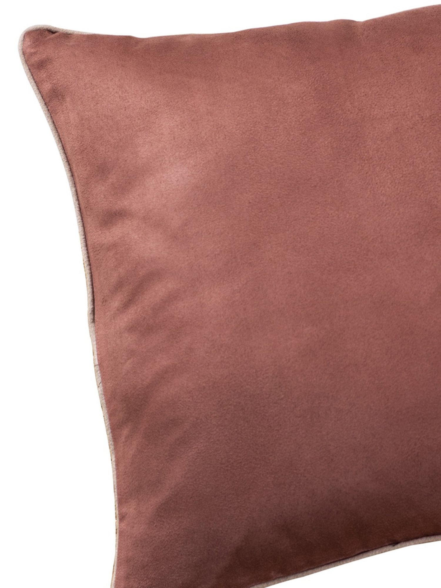 Nestroots Solid Brown Silk Cushion Cover
